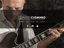 Tablet Screenshot of claudiocusmano.com